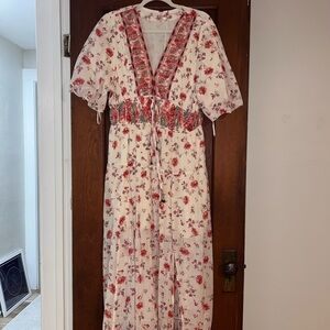Free People Floral Maxi Dress